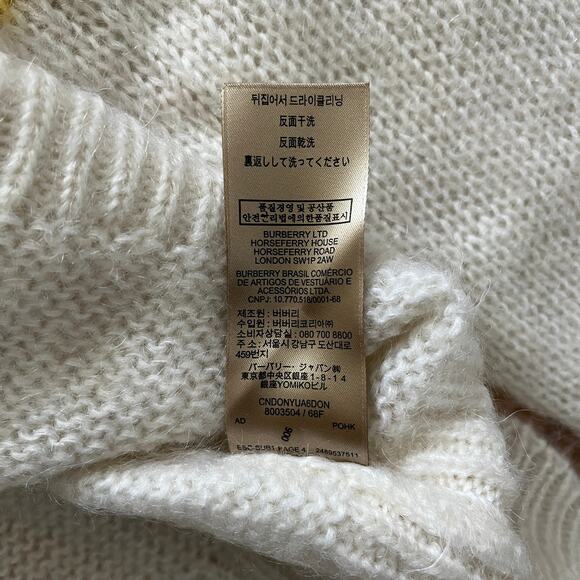 Burberry Osbourne striped mohair sweater Size Small - Picture 7 of 7